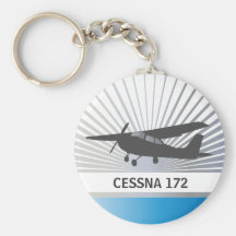 High Wing Aircraft Key Chains