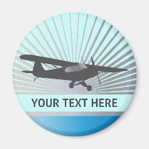 High Wing Taildragger Aircraft Magnet