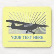 High Wing Taildragger Aircraft Mouse Pad