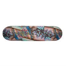 Highland Park Graffiti Custom Skateboard
