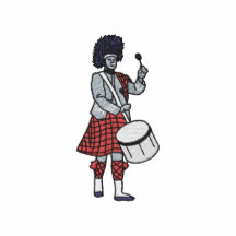 Highlander Drummer Embroidered Shirt