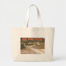 Hike Sunny Arizona Tote Bags