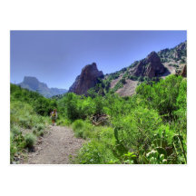 Hiking Big Bend post card