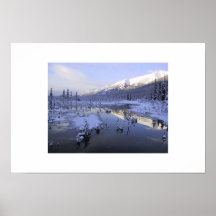 Hiking in the Cold Poster