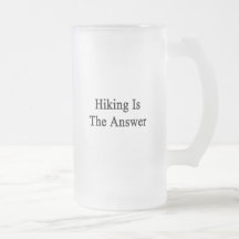 Hiking Is The Answer Mugs