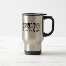 Hiking It's in my blood Coffee Mugs