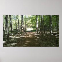 Hiking path poster