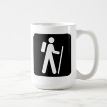 Hiking Sign Mugs