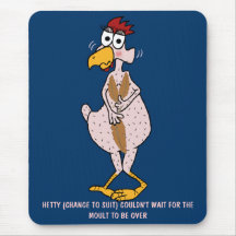 Hilarious chicken mouse pad