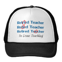 Hilarous Retired Teacher Gifts Mesh Hat