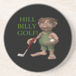 Hill Billy Golf Beverage Coasters