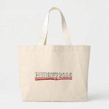 Hillary Clinton for President 2016 Canvas Bags