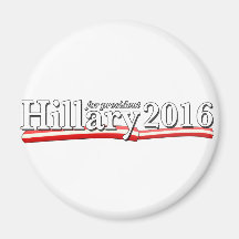 Hillary Clinton for President 2016 Refrigerator Magnets