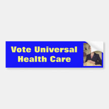 Hillary Clinton Universal Health Care Bumper Sticker