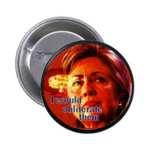 Hillary obliterate Button