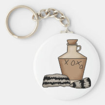 hillbilly-jug and hat key chains