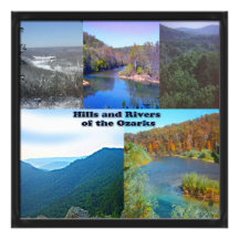 Hills and Rivers of the Ozarks Personalized Announcement