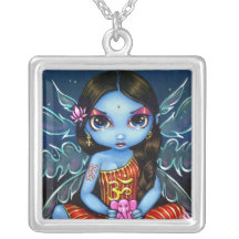 Hindu Fairy NECKLACE elephant india ohm