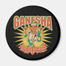 Hindu Ganesha Fridge Magnet