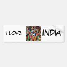 Hindu gods bumper sticker