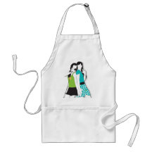 Hip Girls Singing Aprons