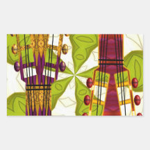 Hip Guitar Stickers