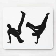 hip hop dancer mousepads