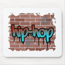 hip hop graffiti  design mouse pads