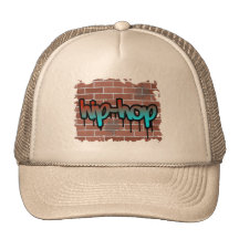 hip hop graffiti  design trucker hat