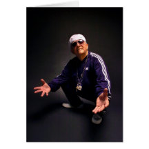 Hip hop grandpa card