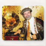 Hip Hop Grandpop Music Notes Mouse Pads
