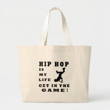Hip Hop Is My Life Canvas Bags