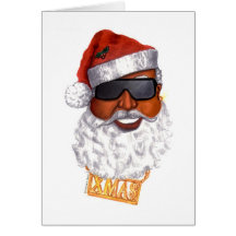 Hip Hop Santa Cards