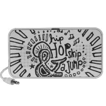 Hip Hop Skip Jump 1 Portable Speakers