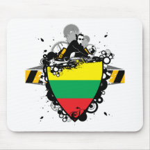 Hip Lithuania Mouse Pads