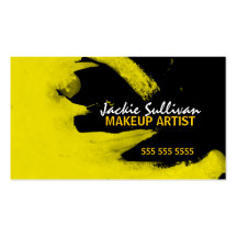 Hip Makeup Artist Business Cards