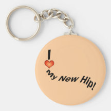 Hip Replcement T-shirts | Get Well Gifts Key Chain