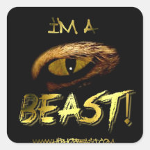 Hiphop Beast "I'm A Beast" Sticker