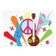 hippie invitation