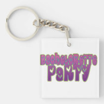 hippie purple heart bachelorette party fun key chains