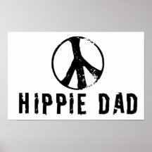 HippieDadBlack Print