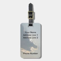Hippo Cloud Luggage Tag