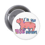 Hippo I'm the Big Sister Buttons