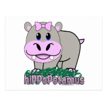 Hippopotamus Post Cards