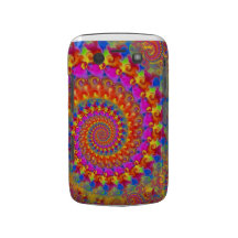 Hippy Fractal Pattern Pink Turquoise & Yellow Blackberry Bold Covers