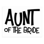 Hipster Aunt of the Bride Postcard