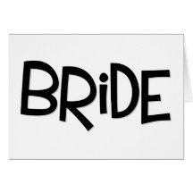Hipster Bride Card