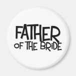 Hipster Father Bride Lite T Refrigerator Magnet