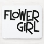 Hipster Flower Girl Mousepads