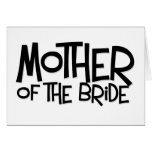 Hipster Mother of the Bride Greeting Cards